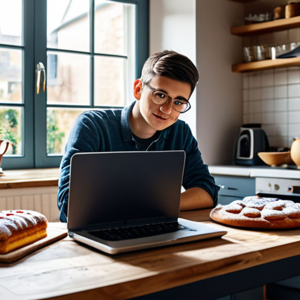 제과제빵 자격증 독학 성공 후기 - Studying Baking**

"A person, fully clothed in casual attire, sitting at a table with baking books a...