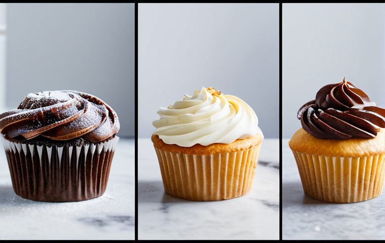 제과제빵 분야의 최신 트렌드 - Here are three detailed image prompts based on the provided text, focusing on current baking and pas...